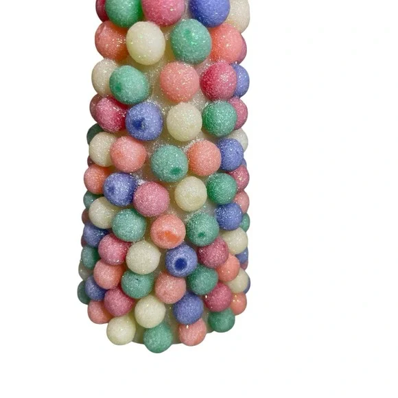 Vintage Gumdrop Candy Christmas Tree Light Up 8.75‎ Inch Colorful Tested Festive